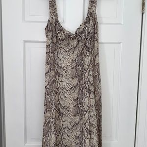 Reformation midi side slit dress 10